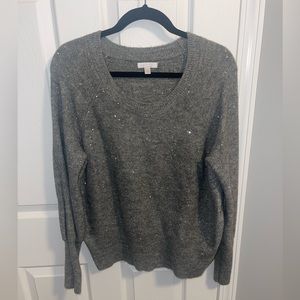 LC Glitzy sequin knitted sweater